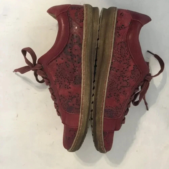 NWOT  Comfortiva Caledonia Memory foam Russet Red leather Women's Shoes Sz 9 M - Picture 8 of 12